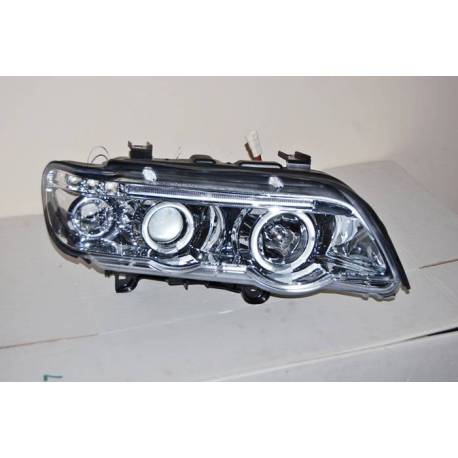 Faros Delanteros Ojos De Angel BMW X5 '01