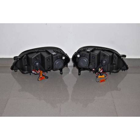 Faros Delanteros Luz De Dia Mercedes W164 05-08 Intermitente Secuencial Led Black