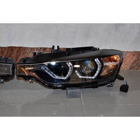 Faros Delanteros Luz De Dia BMW F30 / F31 Xenon DRL Black