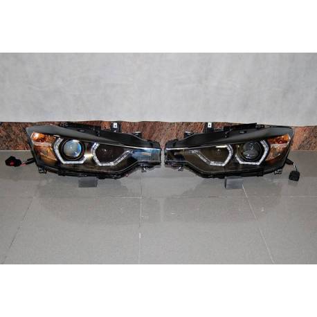 Faros Delanteros Luz De Dia BMW F30 / F31 Xenon DRL Black