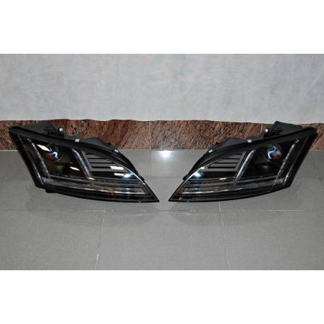 Faros Delanteros Luz De Dia AUDI TT 10-15 Xenon DRL Black