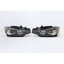 Faros Delanteros Luz De Dia BMW F30 / F31 12-15  Xenon DRL Black