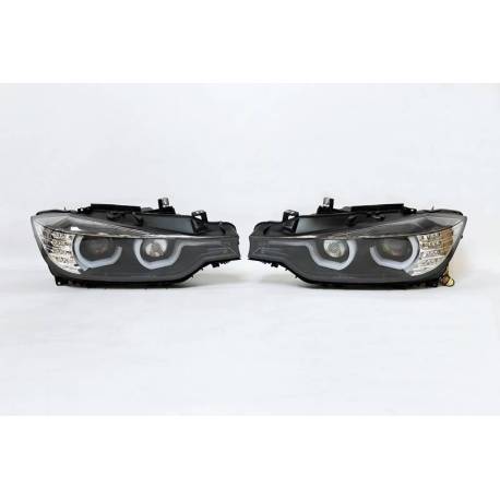 Faros Delanteros Luz De Dia BMW F30 / F31 12-15 Xenon DRL Black