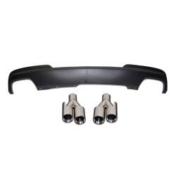 Difusor Trasero BMW F10/F11 10-16 Look M-Tech ABS Colas