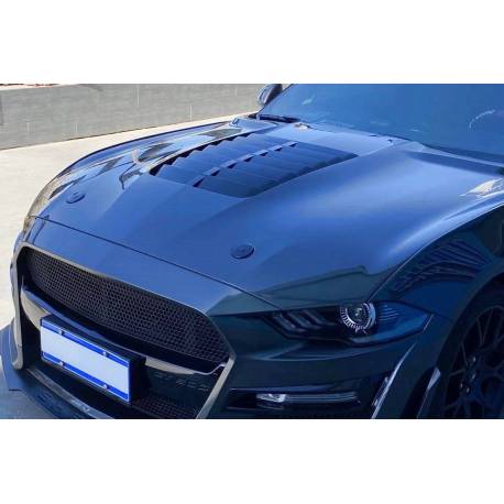 Capó Ford Mustang Look GT500 18-22 Aluminio