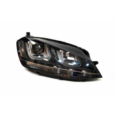 Faros Delanteros Luz De Dia Volkswagen Golf 7 Xenon DRL Black