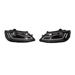 Faros Delanteros Volkswagen Jetta 11 Luz Dia Black