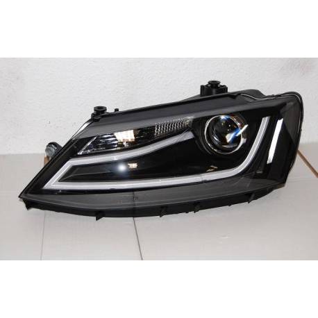 Faros Delanteros Volkswagen Jetta 11 Luz Dia Black