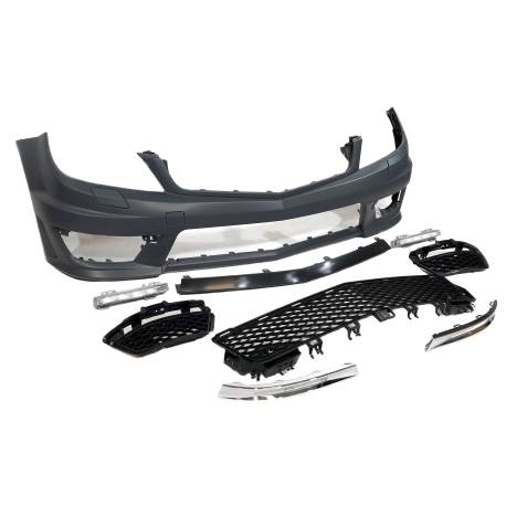 Paragolpes Delantero Mercedes W204 Coupe / 4 Puertas 2007-2013 AMG look C63 Sensores