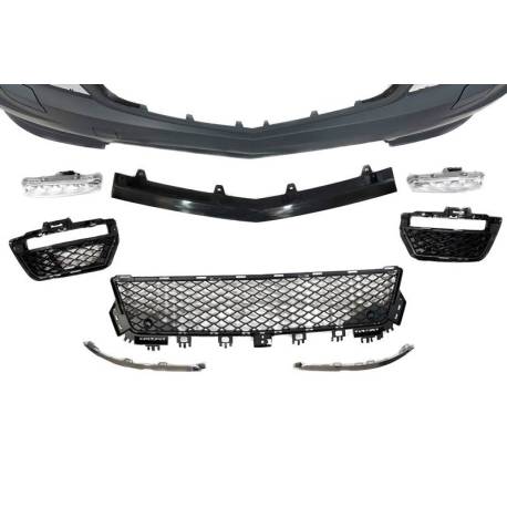 Paragolpes Delantero Mercedes W204 Coupe / 4 Puertas 2007-2013 look AMG C63 Sensores