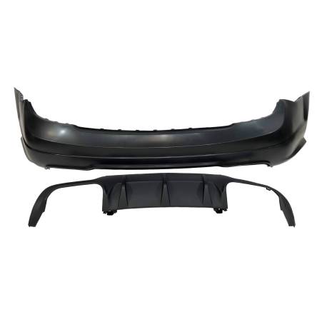 Paragolpes Trasero Mercedes W204 2/4 Puertas Look AMG 11-13