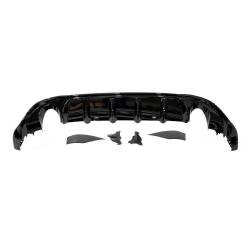 Difusor Trasero Volkswagen Golf 7.5 Negro Brillante