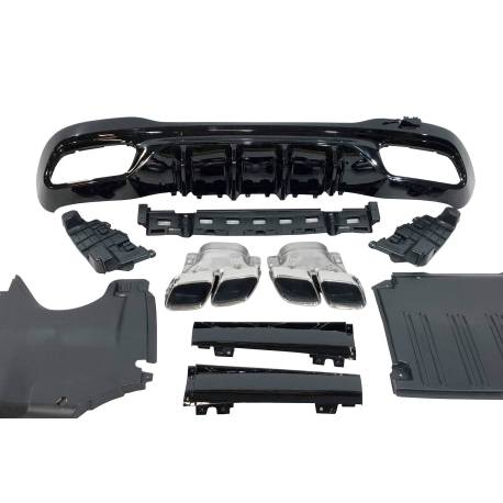 Difusor Trasero Mercedes W206 Sedan / SW Look C63