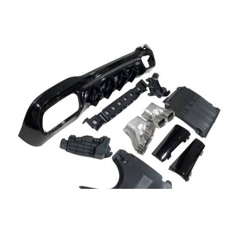 Difusor Trasero Mercedes W206 Sedan / SW Look C63