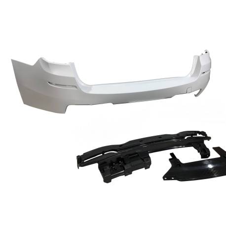Paragolpes Trasero BMW F11 10-16 Look M Performance Doble Salida ABS