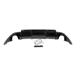 Difusor Trasero Volkswagen Golf 7 look TCR Negro Brillante