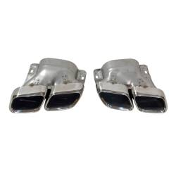 Cola De Escape Mercedes W205 2019 Chrome