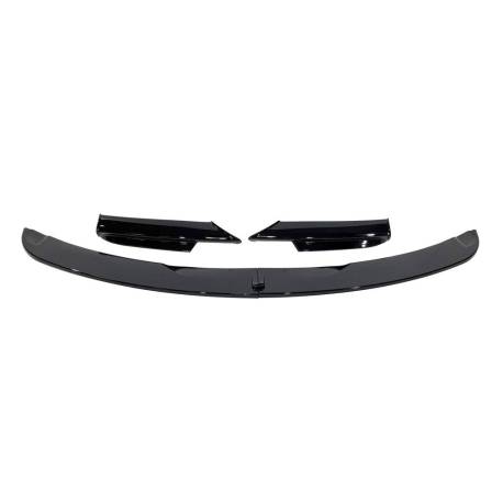 Spoiler Delantero BMW E90 / E91 2005-2008 Look M-Tech Brillante Negro