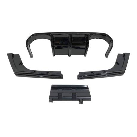 Difusor Trasero BMW F30 / F31 Look M3 Brillante Negro