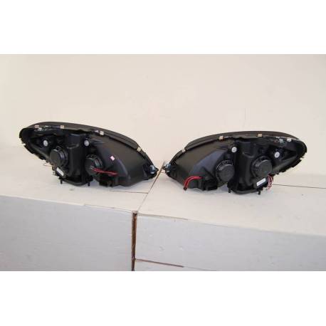 Faros Delanteros Luz De Dia Mercedes W204 '07-'10 Black Int. led