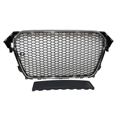 Parrilla Audi A4 2013-2016 Look RS Black chromed