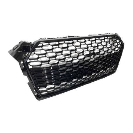 Parrilla Audi A5 18-20 Look RS5 Negro brillante Cámara