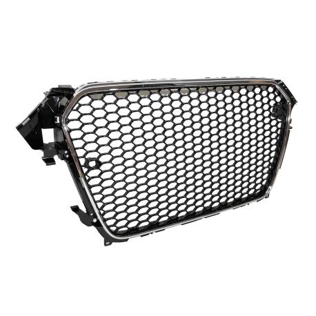 Parrilla Audi A4 2013-2016 Look RS Black chromed