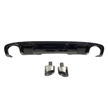 Difusor Trasero Audi A4 4P / Avant 2016+ Sline