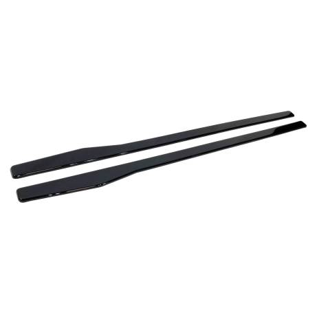 Difusor Taloneras Mercedes W204 Look AMG Negro Brillante