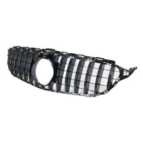 Parrilla Mercedes W205 2015-2018 Full Black Con Cámara