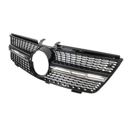 Parrilla Mercedes W164 2005-2008 Look Diamond Black