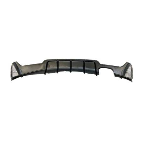 Difusor Trasero BMW F32 / F33 / F36 Look M Performance Brillante Negro