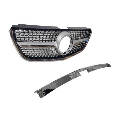 Parrilla Mercedes Vito W447 2022+ Look Diamond