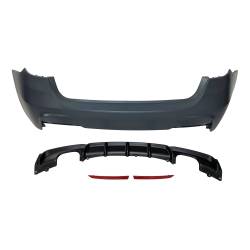 Paragolpes Trasero BMW F31 Look M Performance 2 Salidas doble