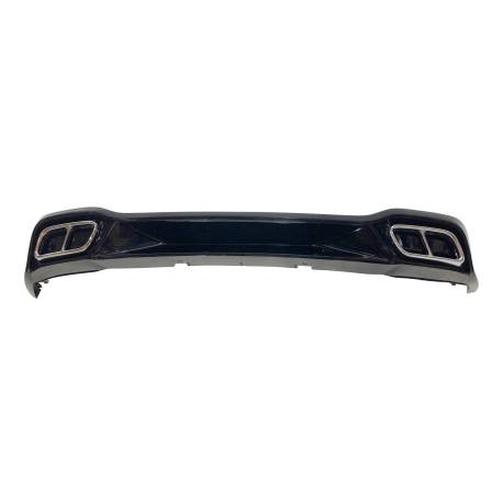 Difusor Trasero Volkswagen Golf 8 2019-2023 Negro brillante Look RLine