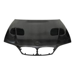 Capó Carbono BMW E46 '02-06 2P. Look M3 GTR C/T