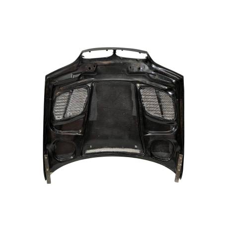 Capó Carbono BMW E46 '02-06 2P. Look M3 GTR C/T