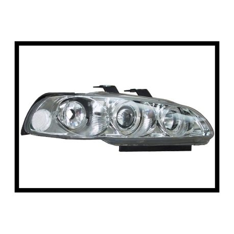 Faros Delanteros Ojos De Angel Honda Civic '92 3P. Mod. III
