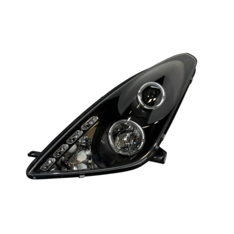 Faros Delanteros Ojos De Angel Toyota Celica '01 Black