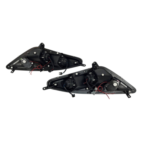 Faros Delanteros Ojos De Angel Toyota Celica '01 Black
