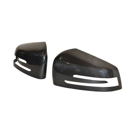 Cubre Espejos Carbono Mercedes W204/W212/W218/W221/Clase A/B/C/E/Glk/CLS