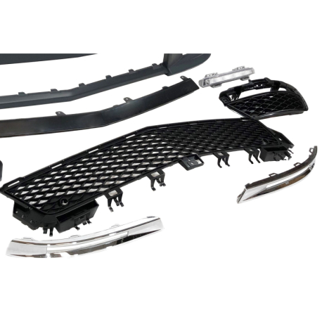 Paragolpes Delantero Mercedes W204 Coupe / 4 Puertas 2007-2013 look AMG C63 Sensores