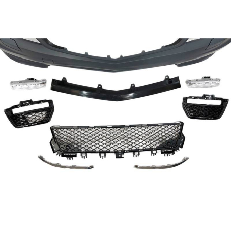 Paragolpes Delantero Mercedes W204 Coupe / 4 Puertas 2007-2013 look AMG C63 Sensores