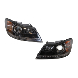 Faros Delanteros Luz De Dia Skoda Octavia '09 Black