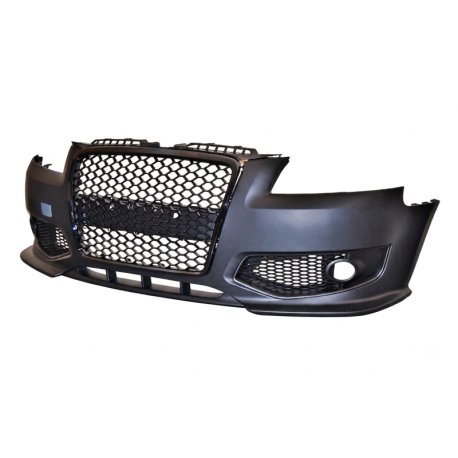 Paragolpes Delantero Audi A3 05-08 Look RS3 Black Antinieblas