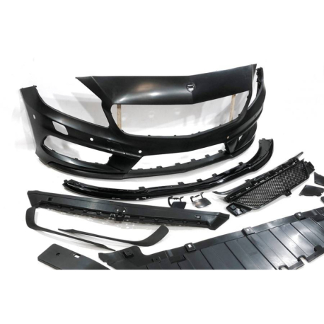 Paragolpes Delantero Mercedes W176 2012-2015 A45 Look AMG Con Sensores