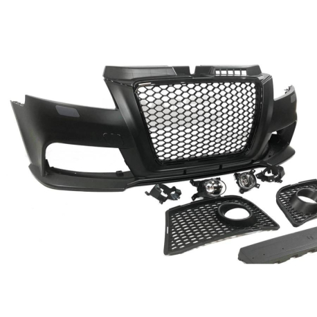 Paragolpes Delantero Audi A3 Y Sportback 09-12 Look RS3 ABS Antinieblas
