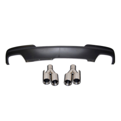 Difusor Trasero BMW F10/F11 10-16 Look M-Tech ABS Colas