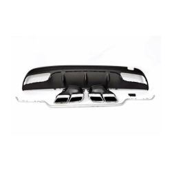 Difusor Trasero Mercedes W205 2014-2018 4P / SW Look AMG C63 ABS