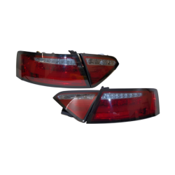 Pilotos Traseros Audi A5 2-4P 07-09 Led Red/Smoked Cardna